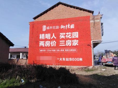  大余如何让墙体广告展现最大化效果