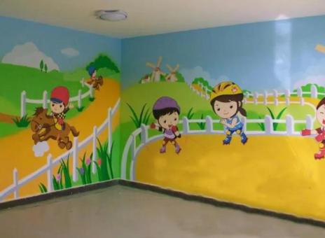 大余幼儿园墙体彩绘制作流程及注意事项