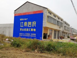 大余农村墙体广告在不同形式上面展现的不同特色
