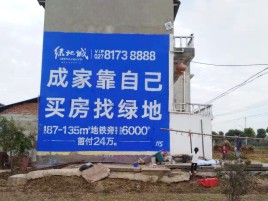  大余墙体广告位置选择重要性