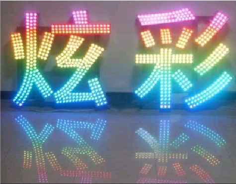  大余LED发光字开始流行的原因。