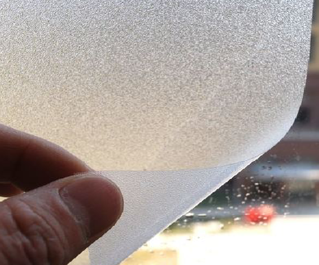  大余玻璃门外面粘广告用什么材料好？