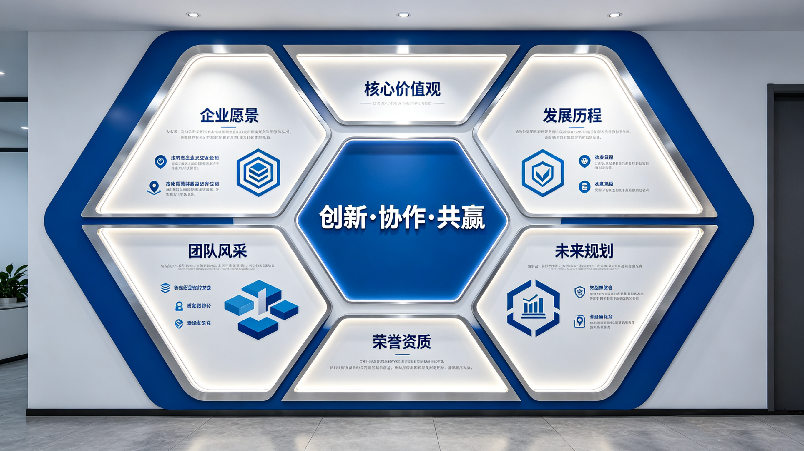  大余企业文化墙六边形避坑指南（新手常犯5个错误）